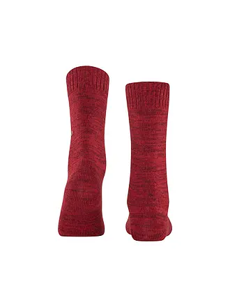 BURLINGTON | Chaussettes femme KNITTINGHAM 36-41 royal | dunkelrot